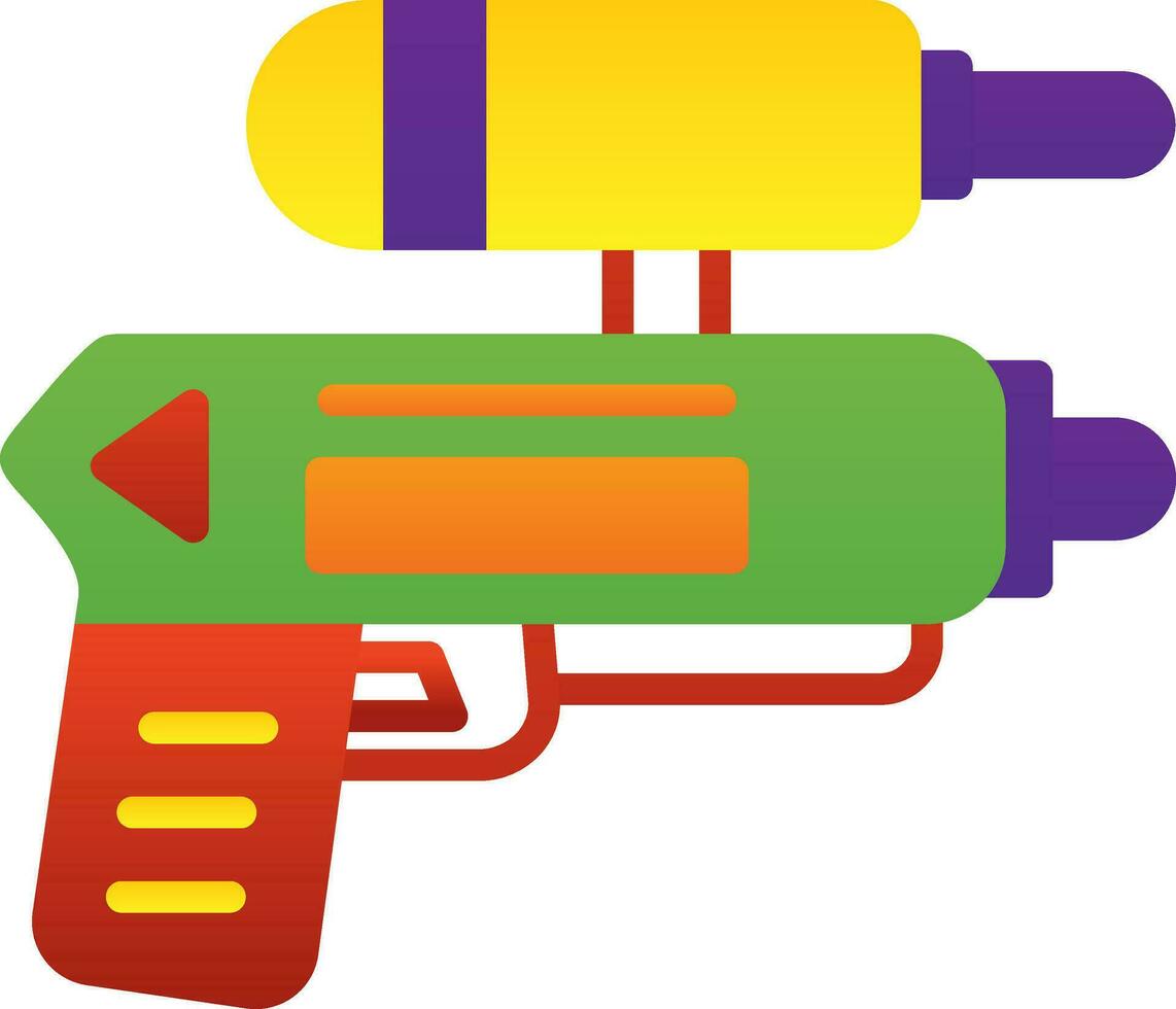 Water gun Vector Icon Design