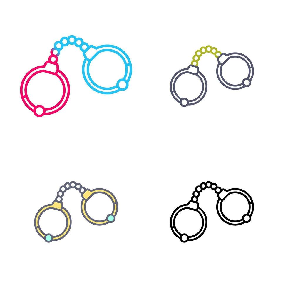 Handcuffs Vector Icon