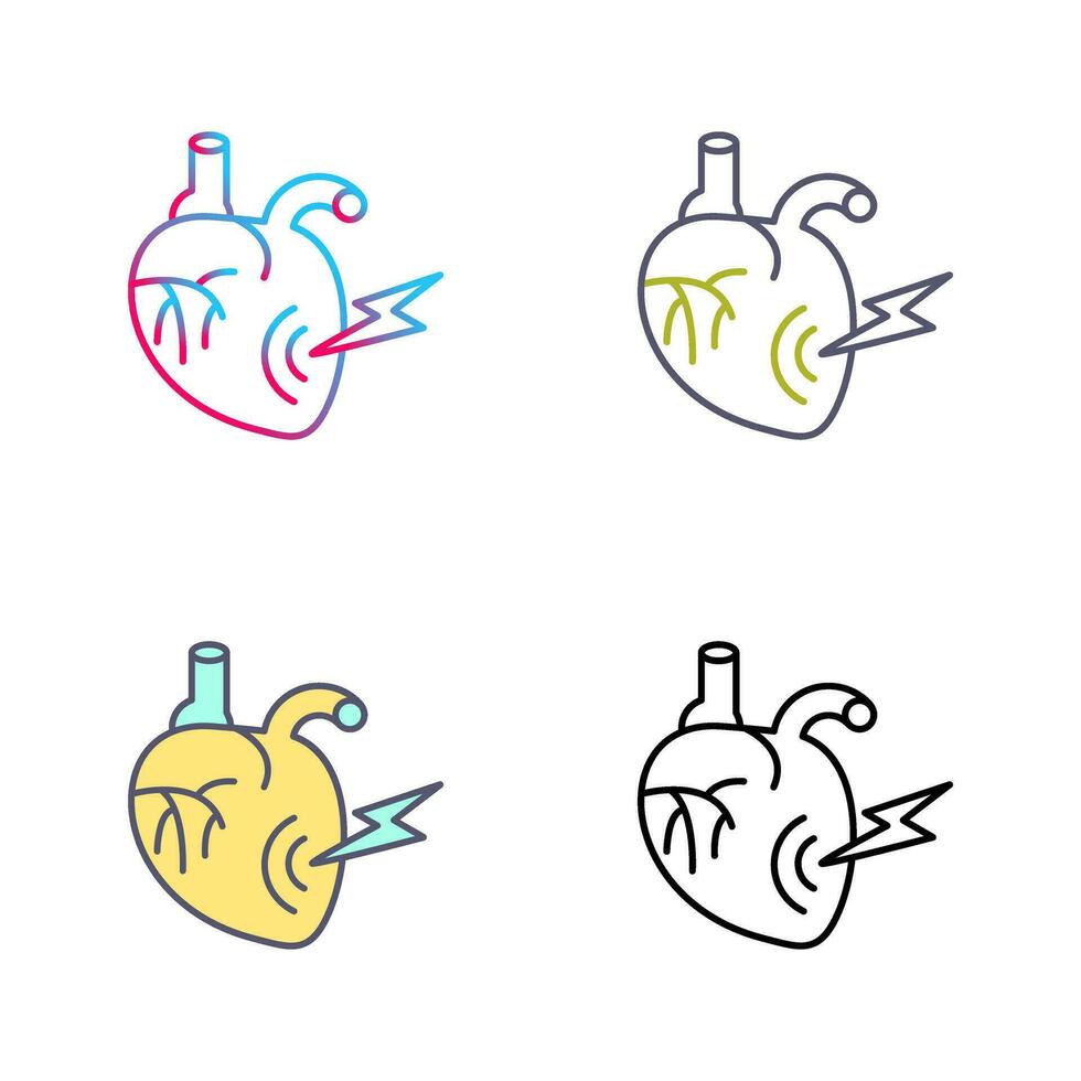 Heart Attack Vector Icon
