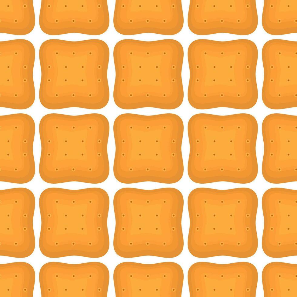 Pattern homemade cookie different taste in pastry biscuit vector