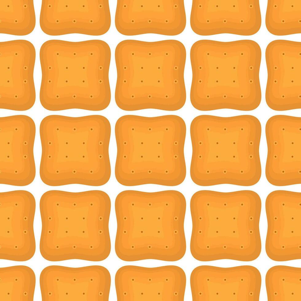 patrón de galletas caseras de diferentes sabores en galletas de pastelería vector