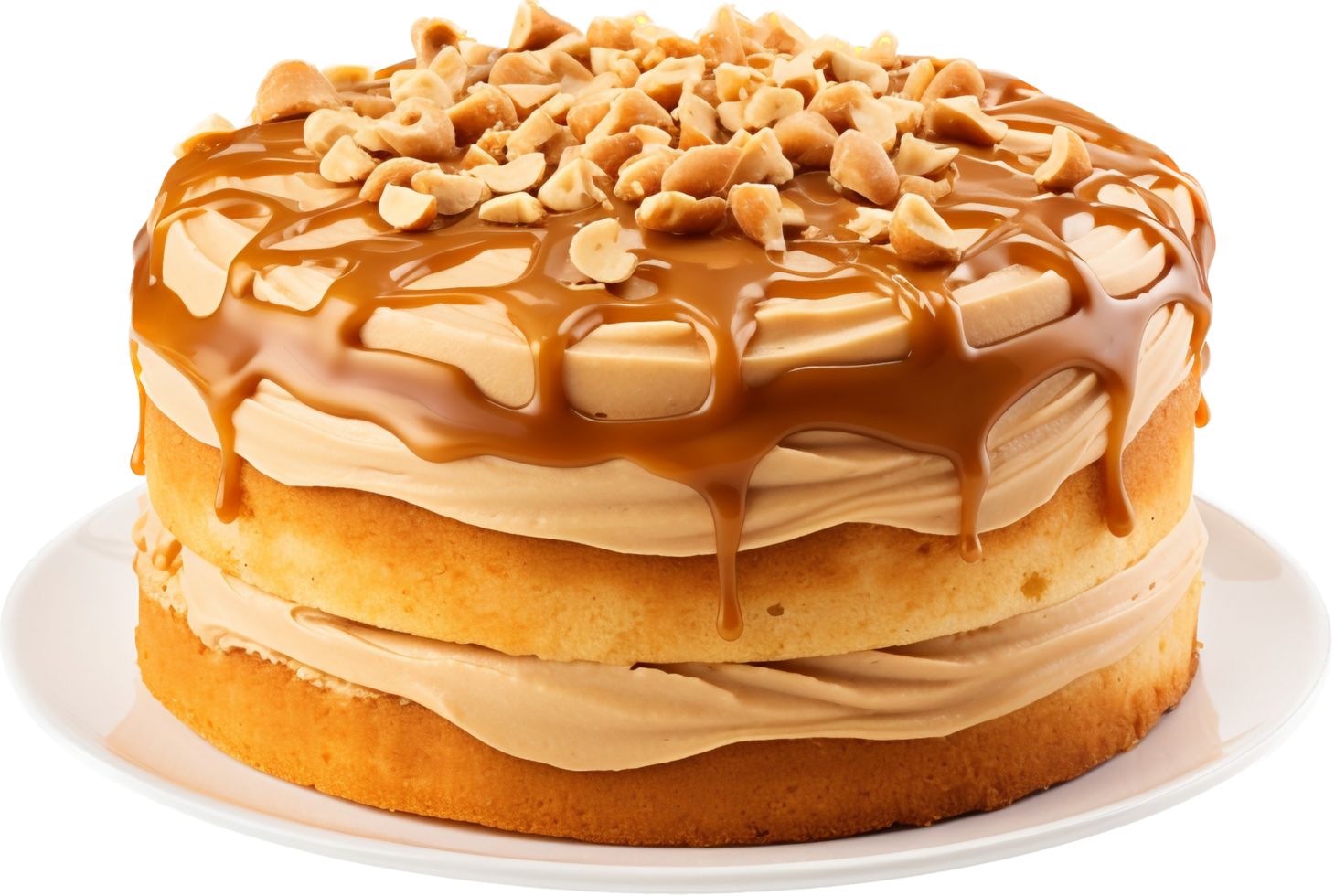 Peanut butter cake with . png