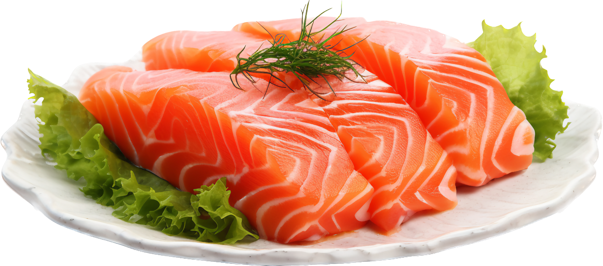 Sashimi png with AI generated