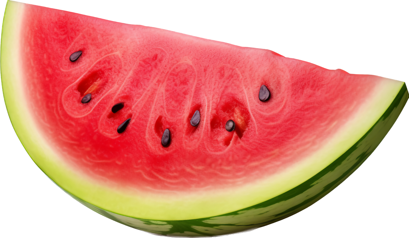 Watermelon png with AI generated.