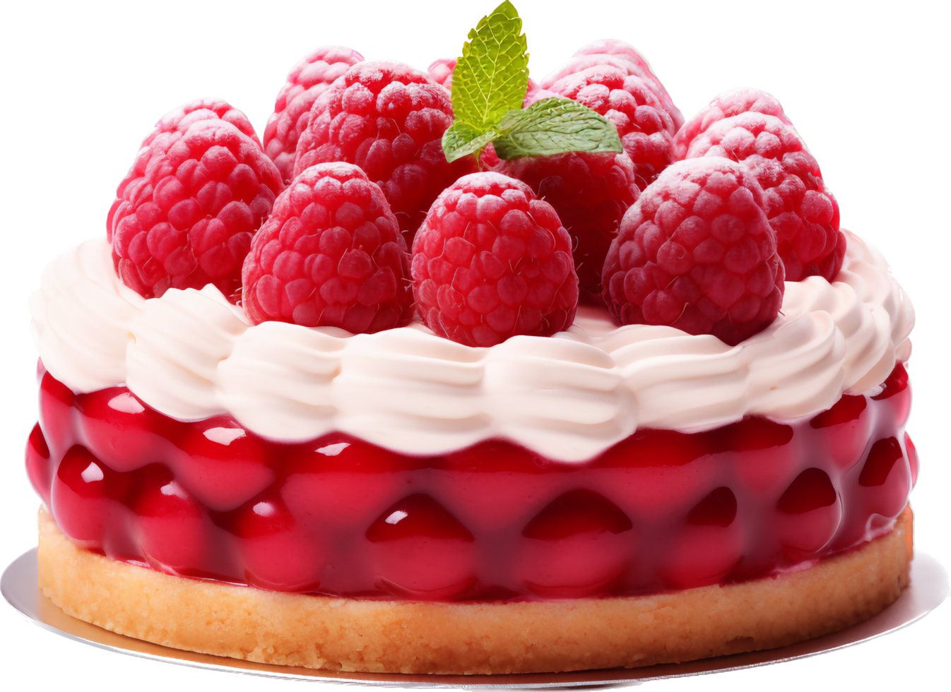 Raspberry charlotte with png
