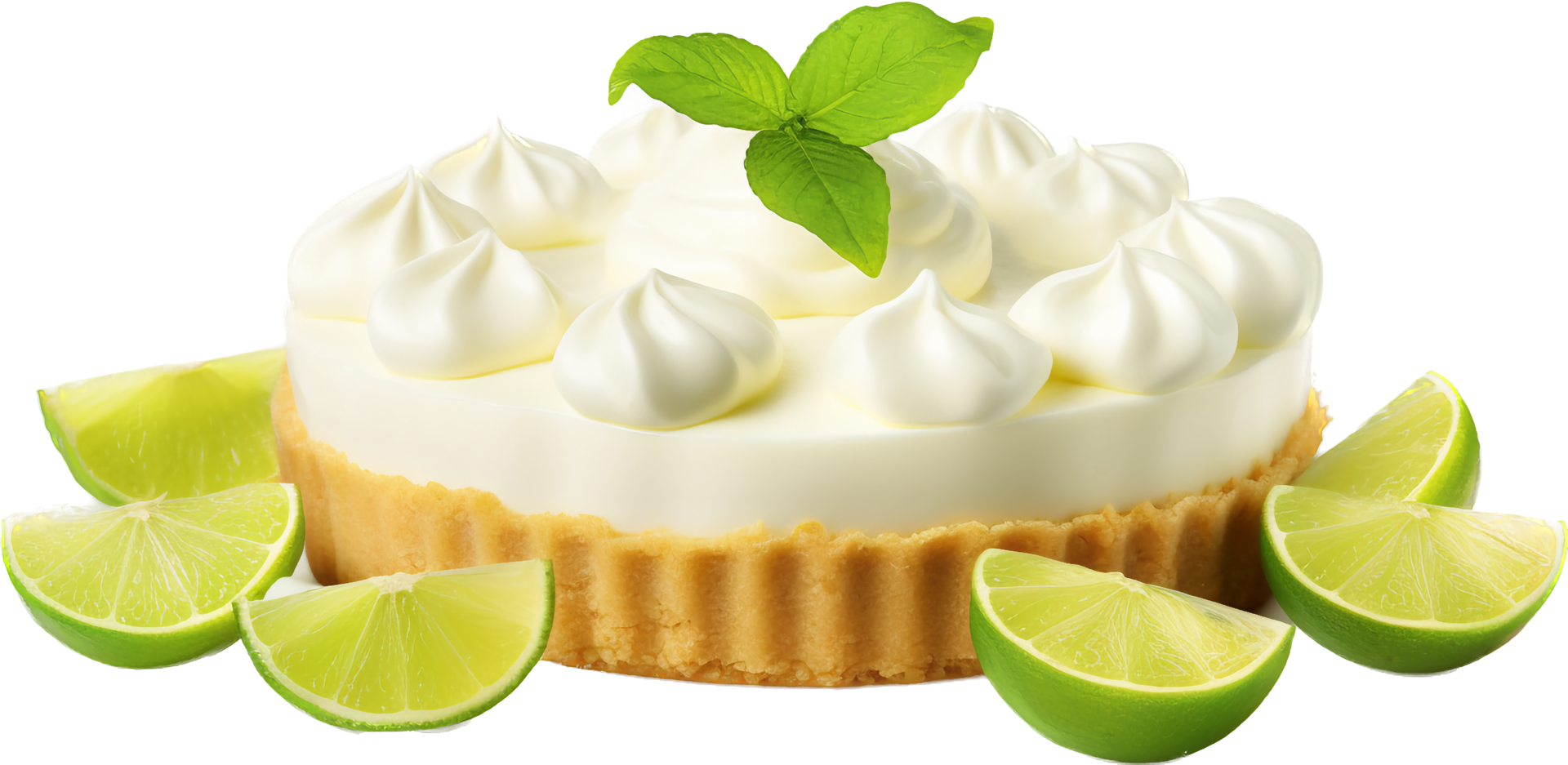 Key Lime pie with . png