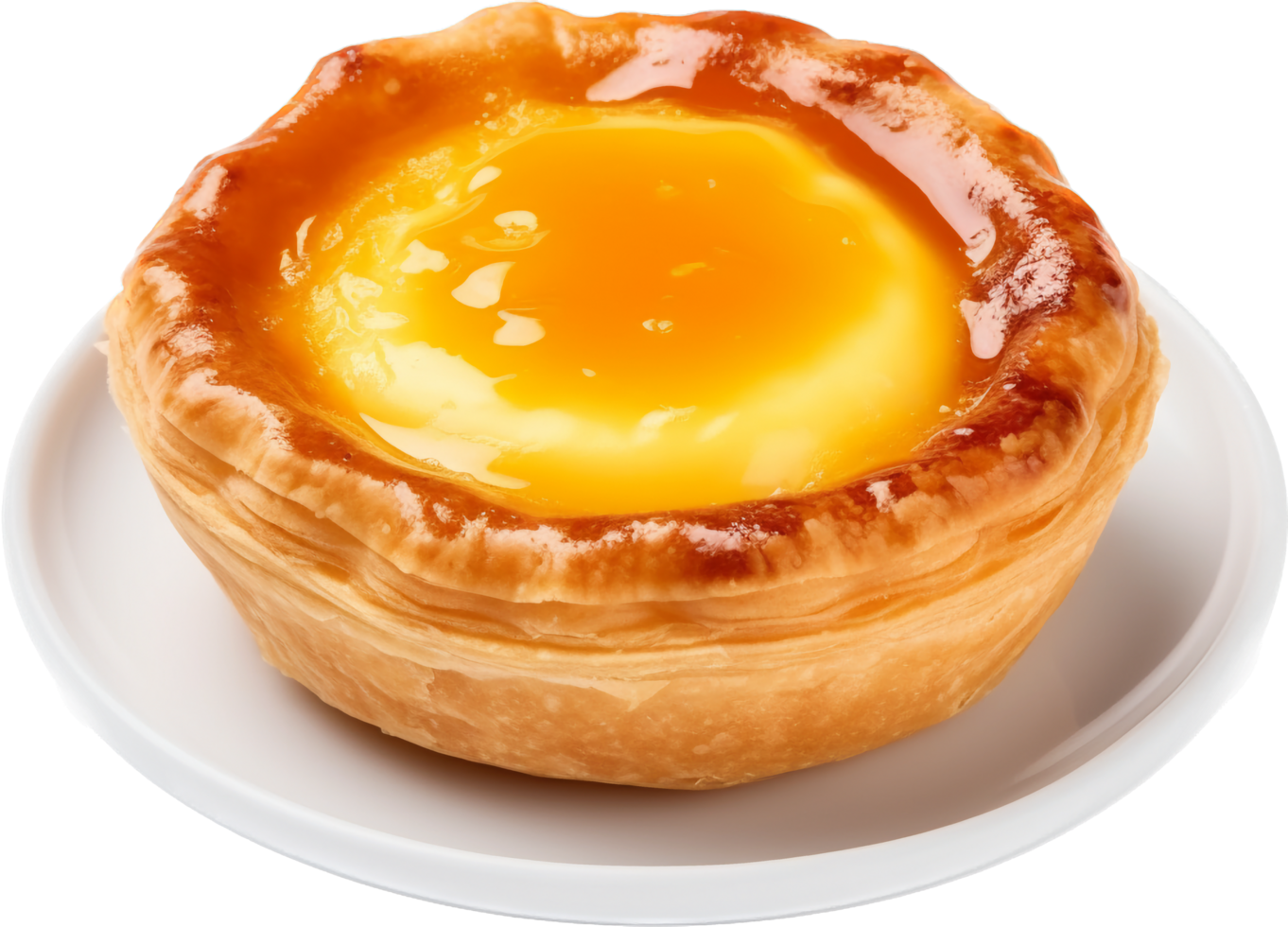 Egg tart with . png