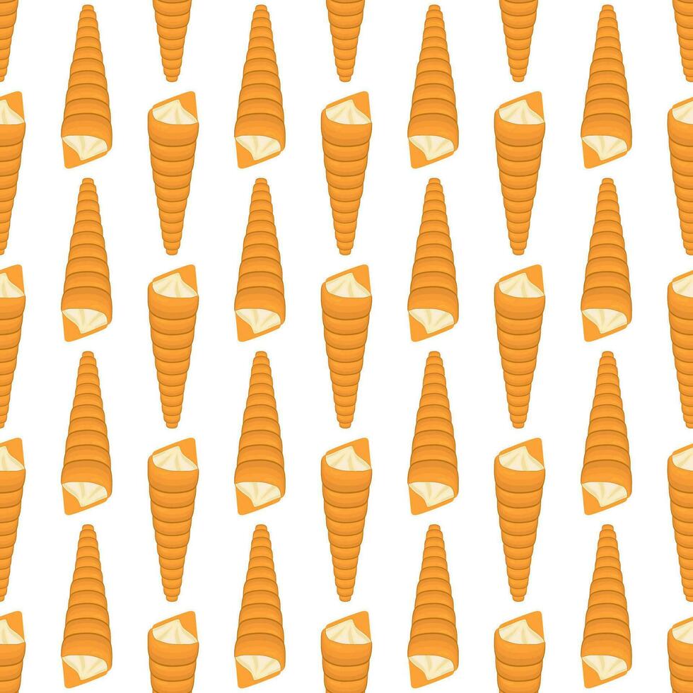 Pattern homemade cookie different taste in pastry biscuit vector