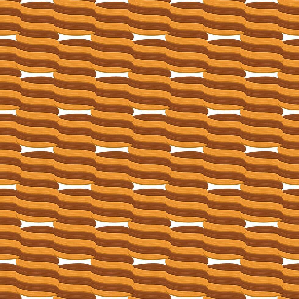 Pattern homemade cookie different taste in pastry biscuit vector