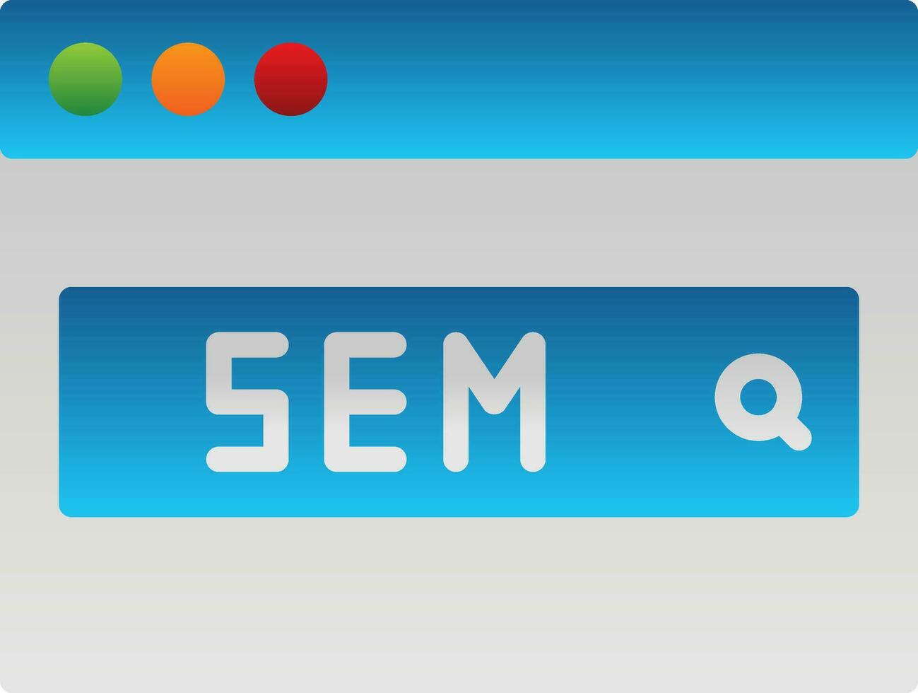 Keyword Vector Icon Design