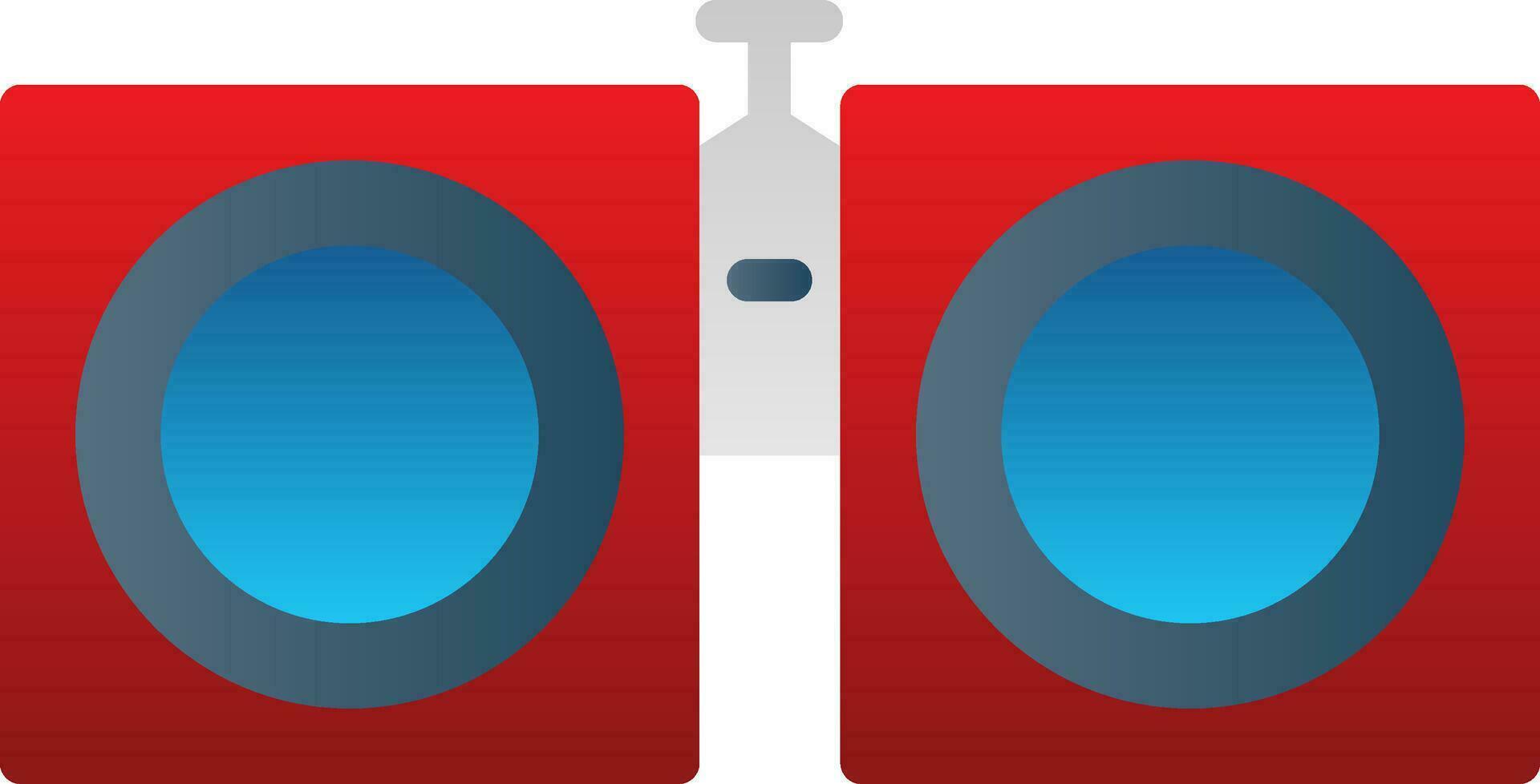 Binoculars Vector Icon Design