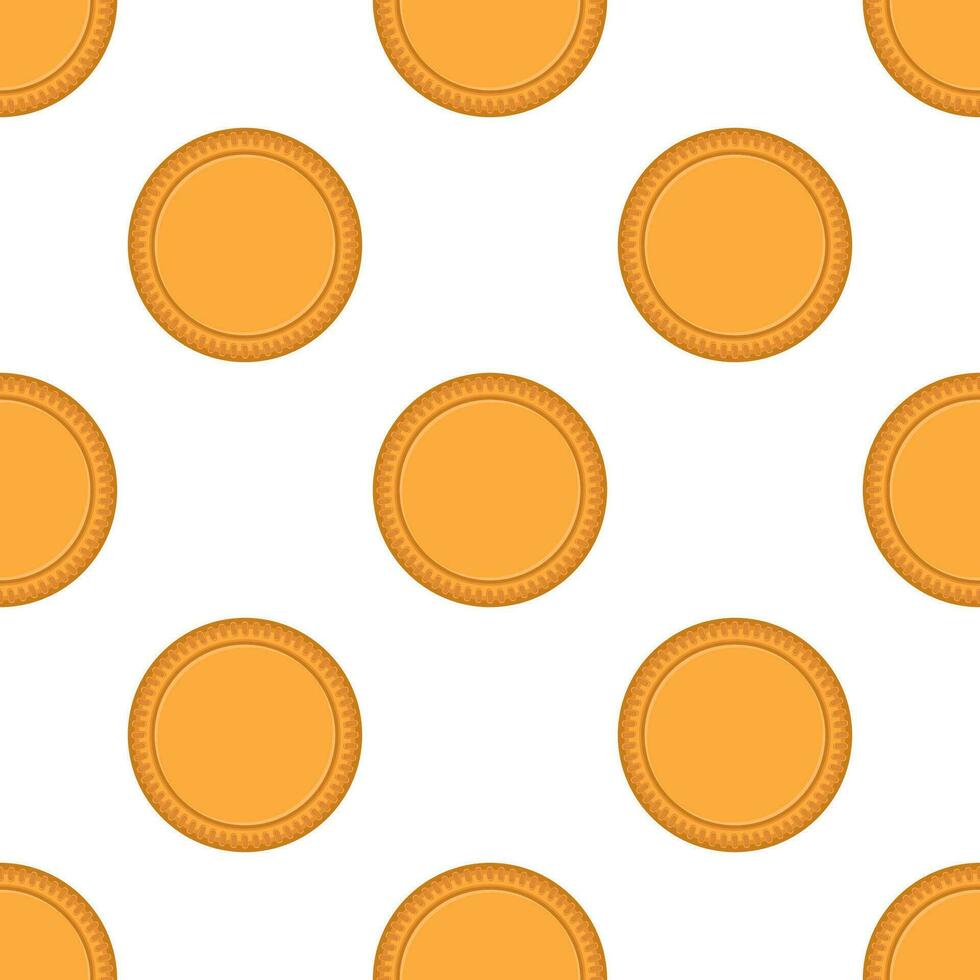 Pattern homemade cookie different taste in pastry biscuit vector