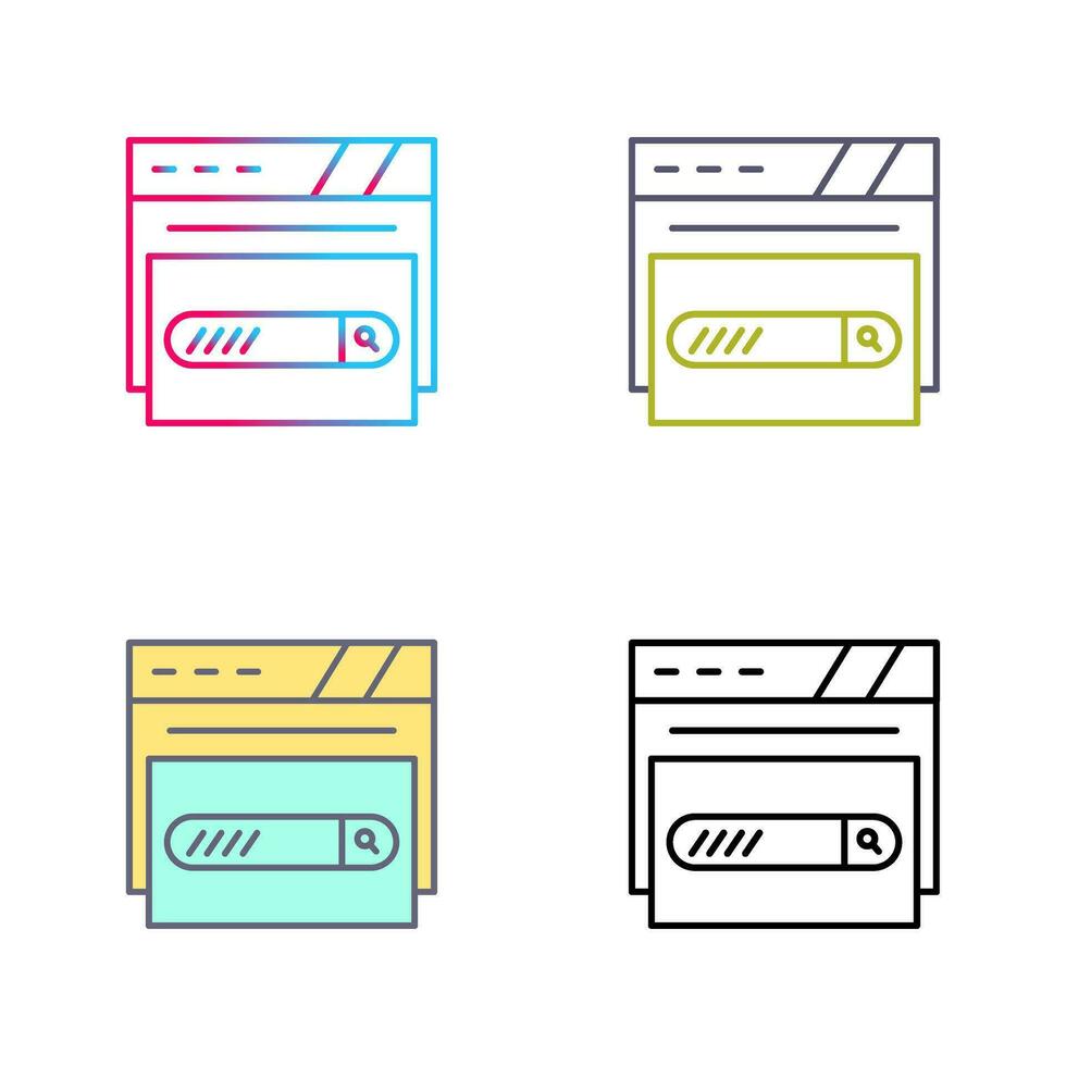 Search Bar Vector Icon