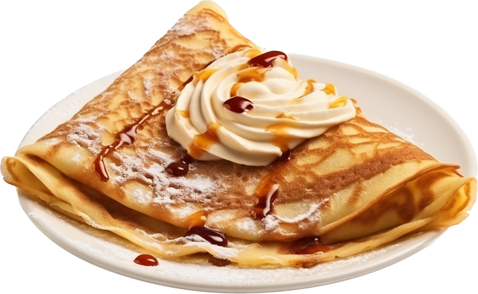 crêpe png avec ai généré.