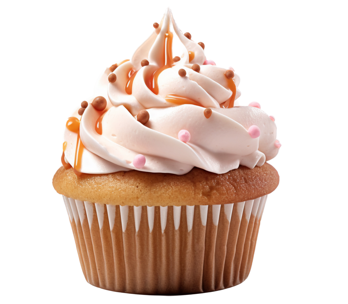 Cupcake png with AI generated.