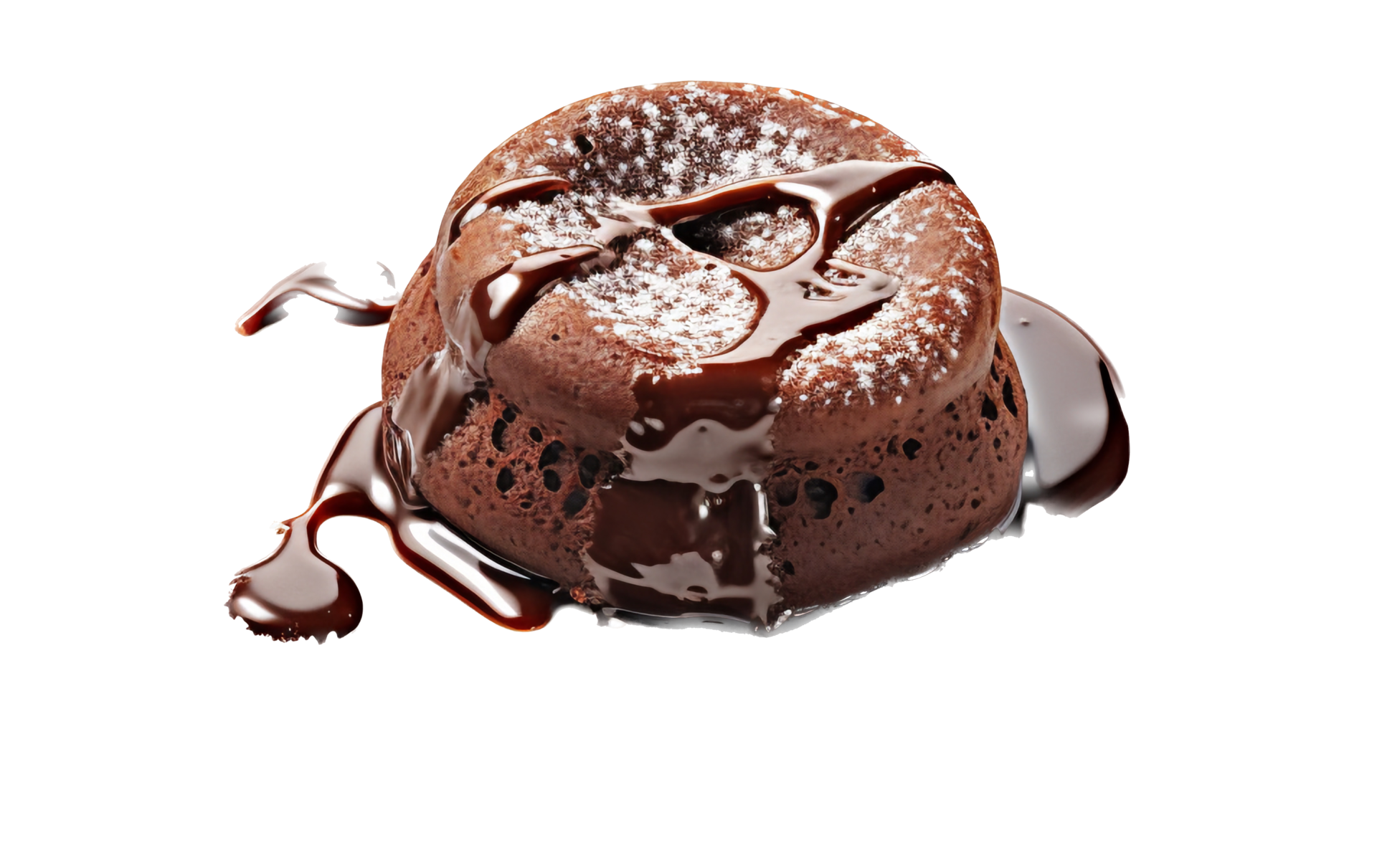 Chocolate lava cake with . 25064846 PNG