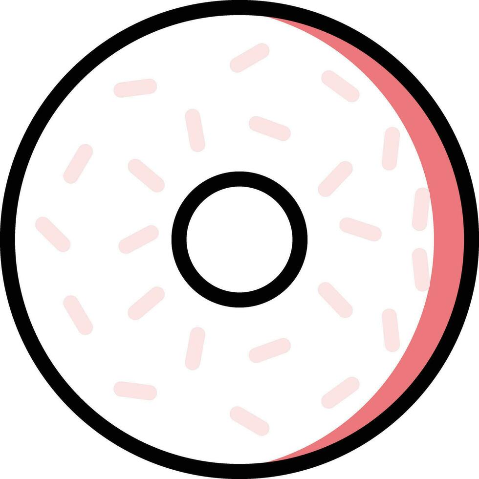 donut vector illustration on a background.Premium quality symbols.vector icons for concept and graphic design.