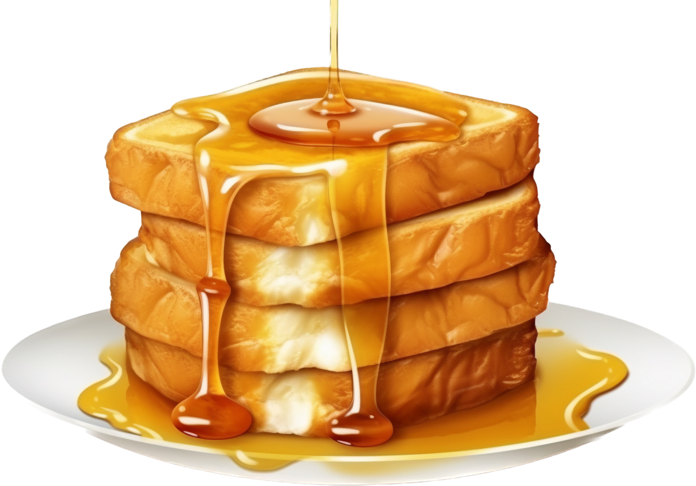 Honey toast with . png