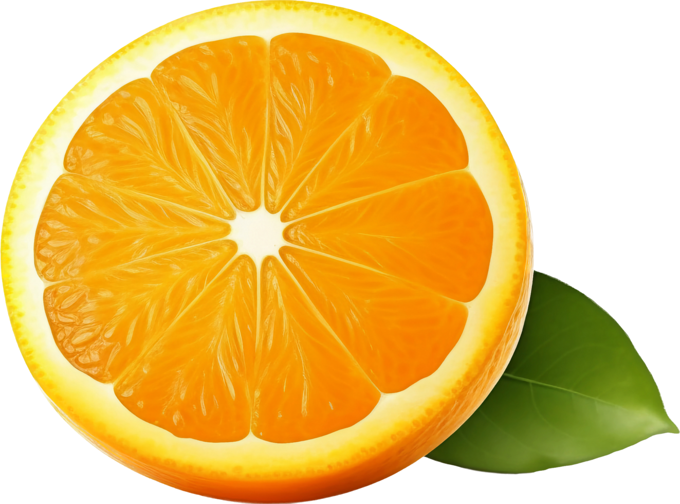 Orange png avec ai généré.