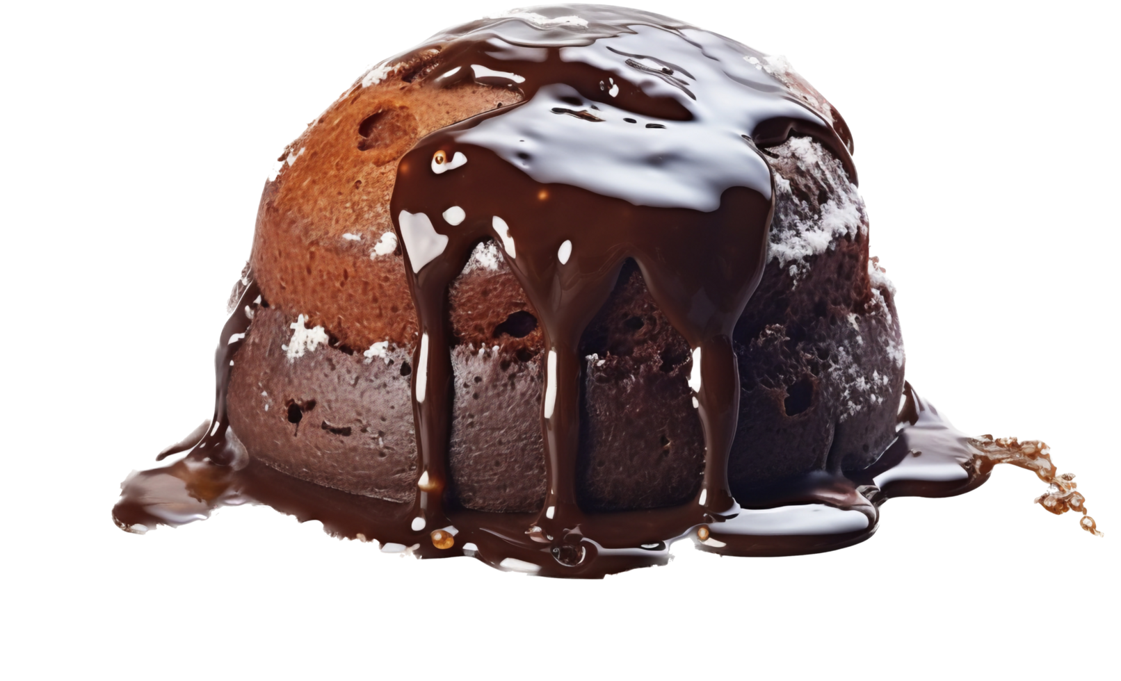 Chocolate lava cake with . png