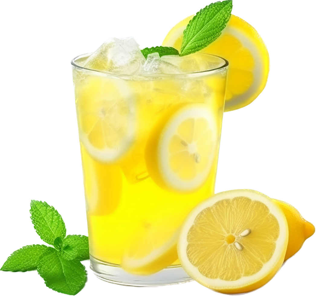 Limonade png mit ai generiert.