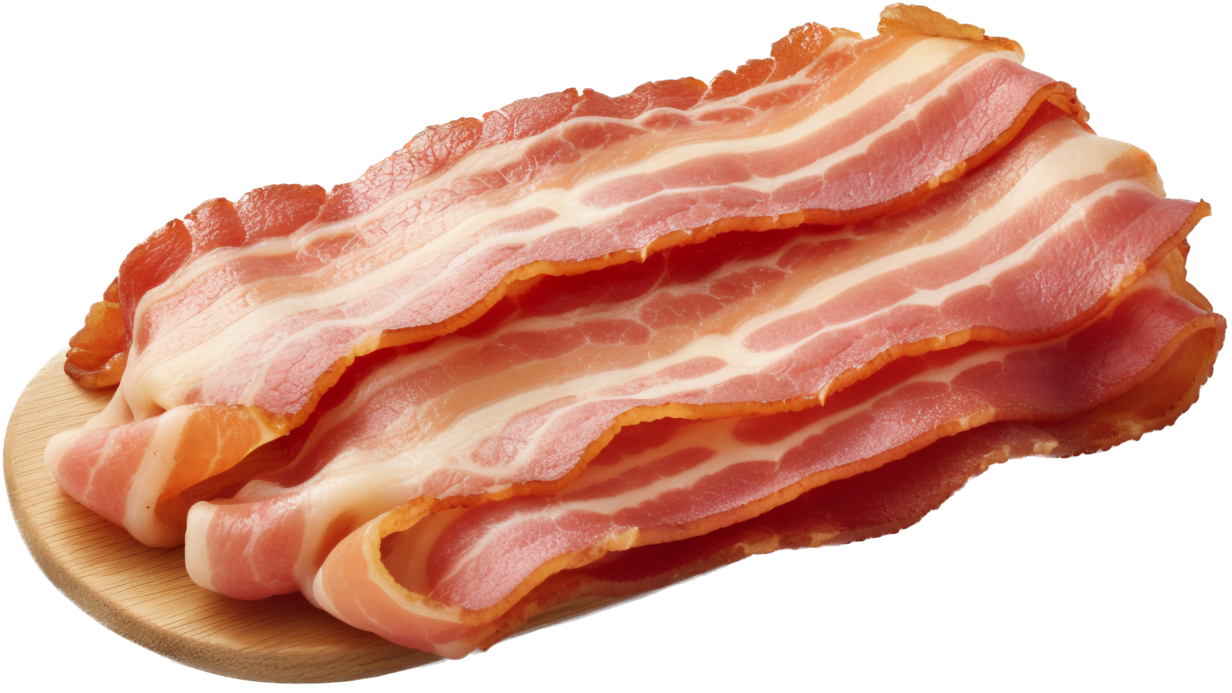 Bacon png with AI generated.