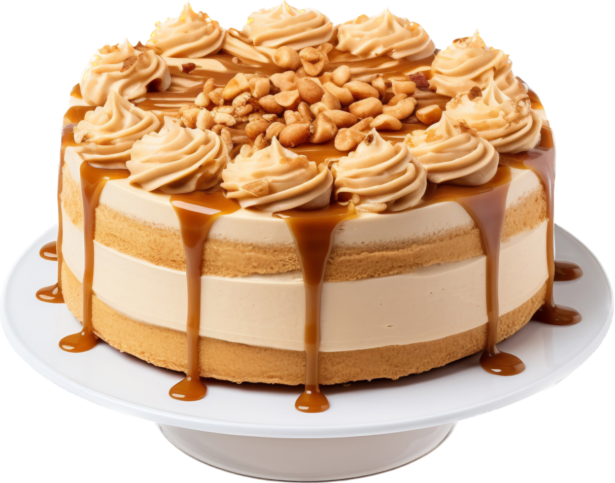 Peanut butter cake with . png