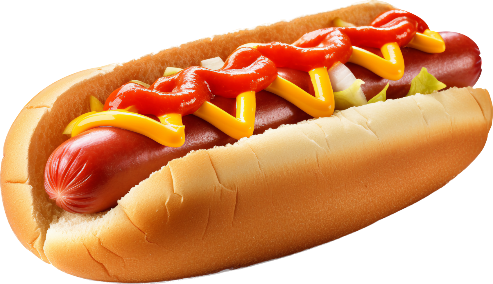 Hot-dog png avec ai généré.