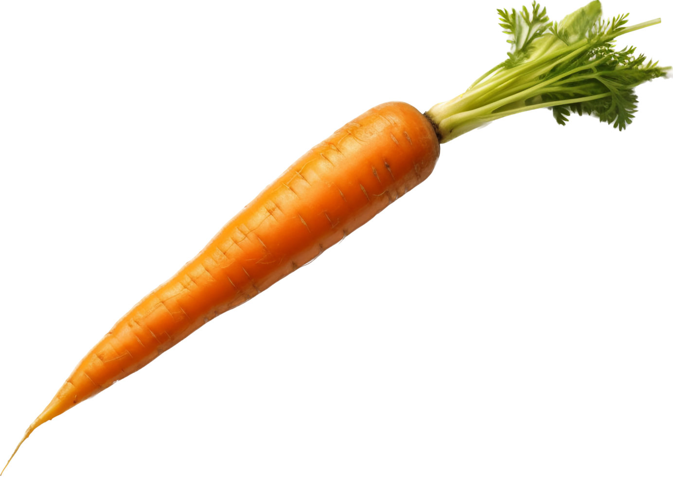 Carrot png with AI generated.