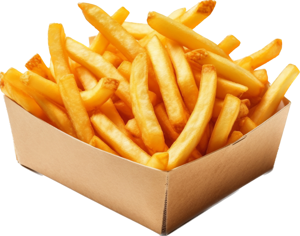 francês fritas png com ai gerado.