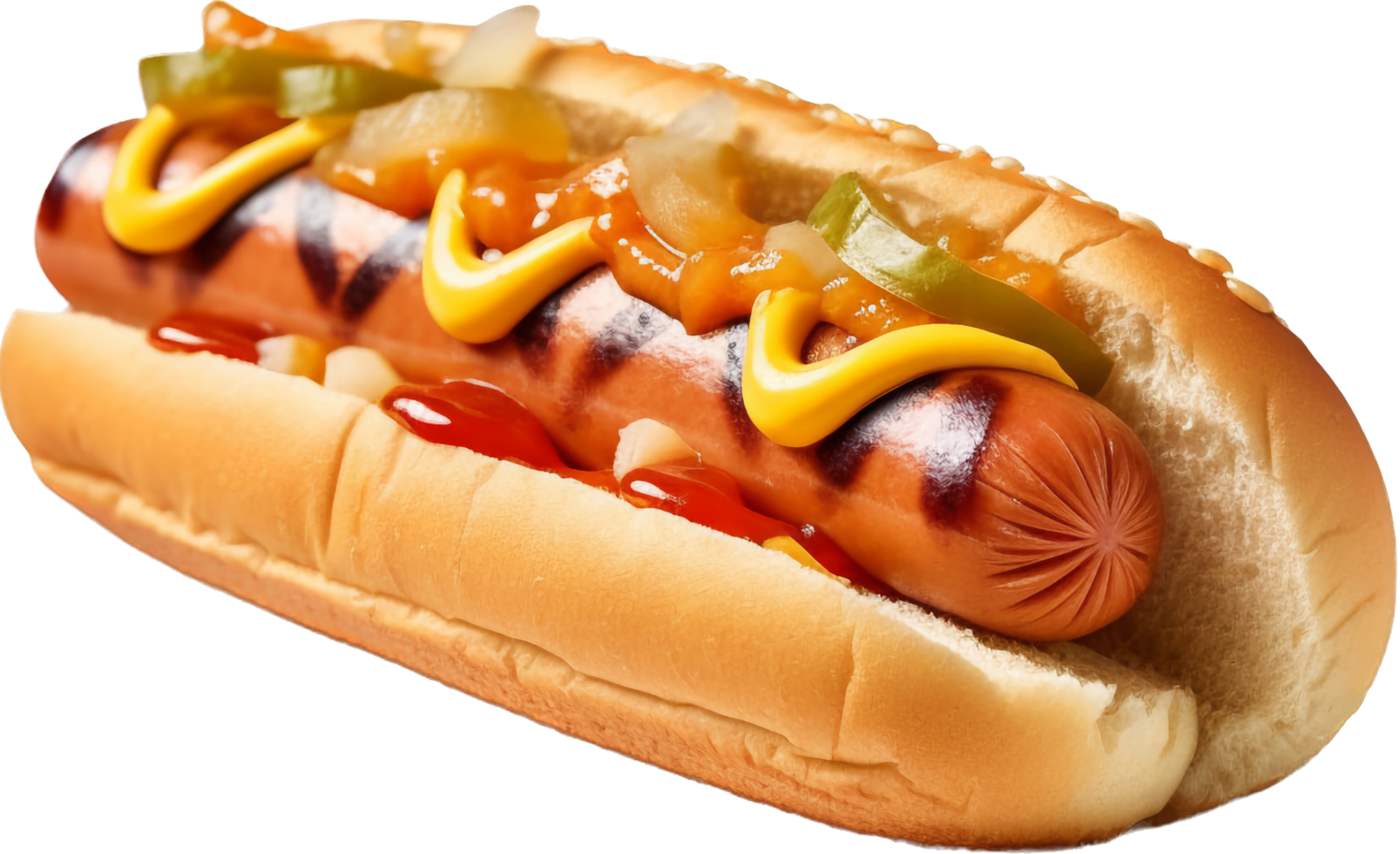 Hot-dog png avec ai généré.