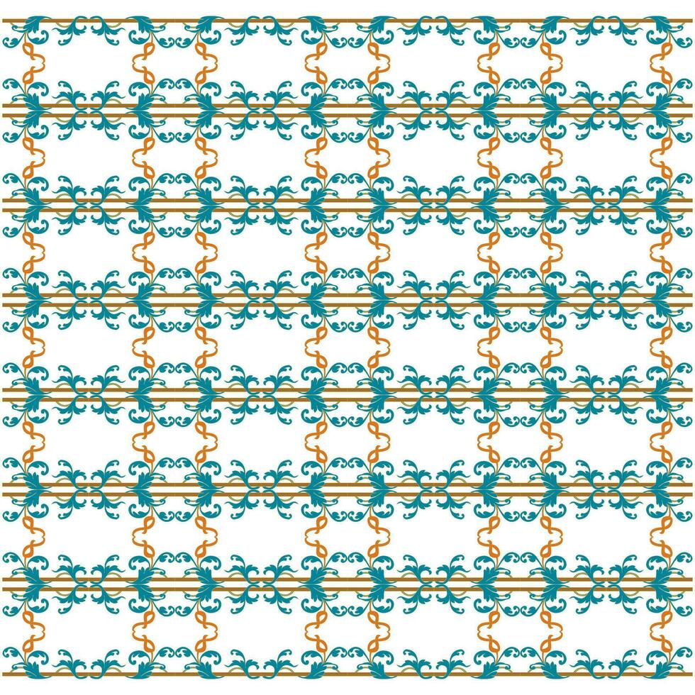 pattern shaped background with classic floral ornament vector