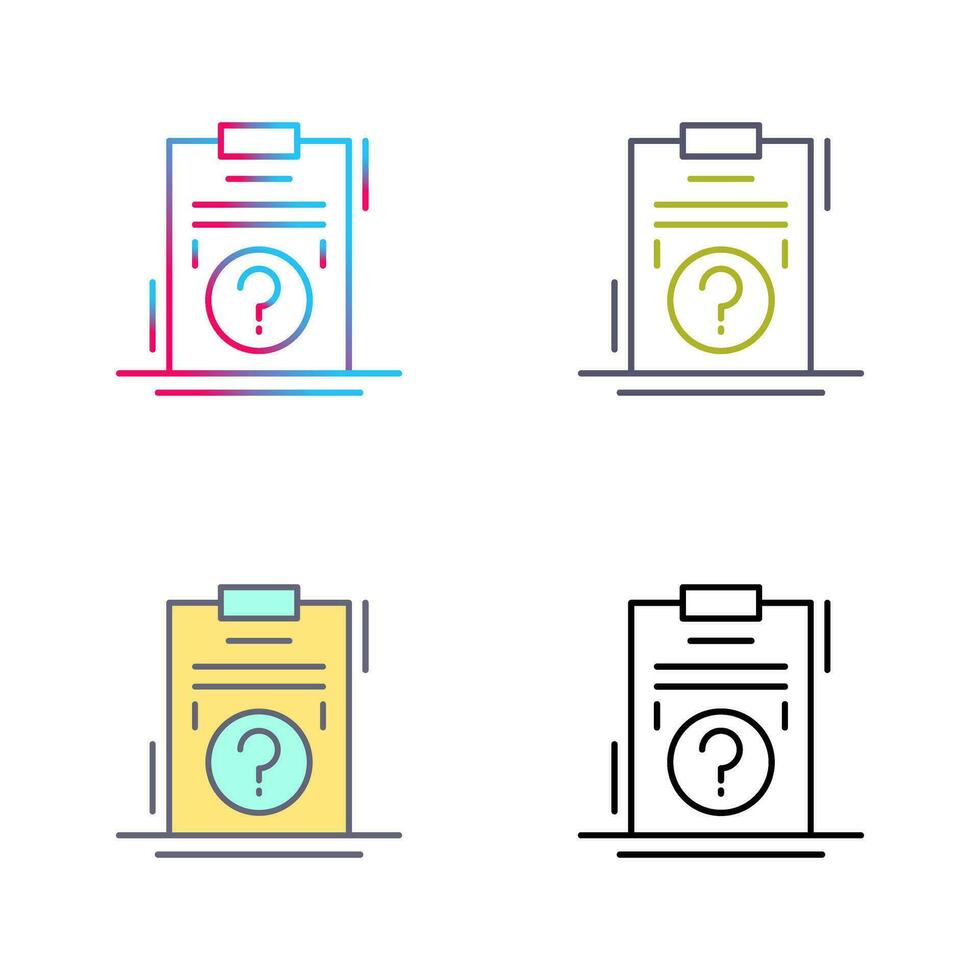 Question Vector Icon