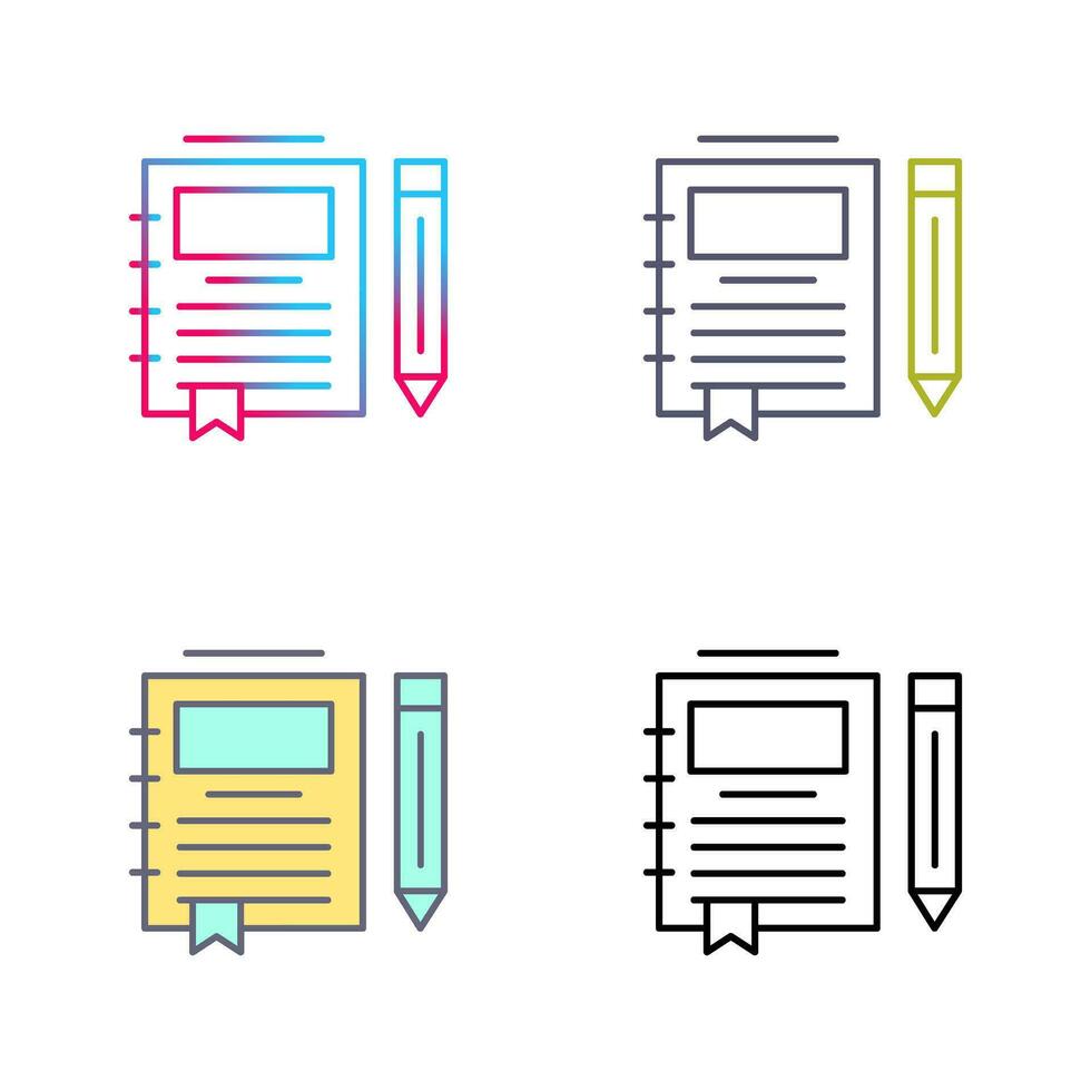 Journal Vector Icon