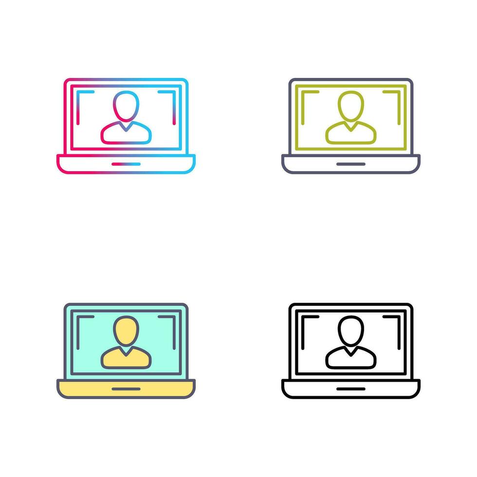 Online Lesson Vector Icon