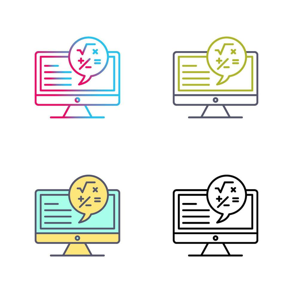 Maths Vector Icon