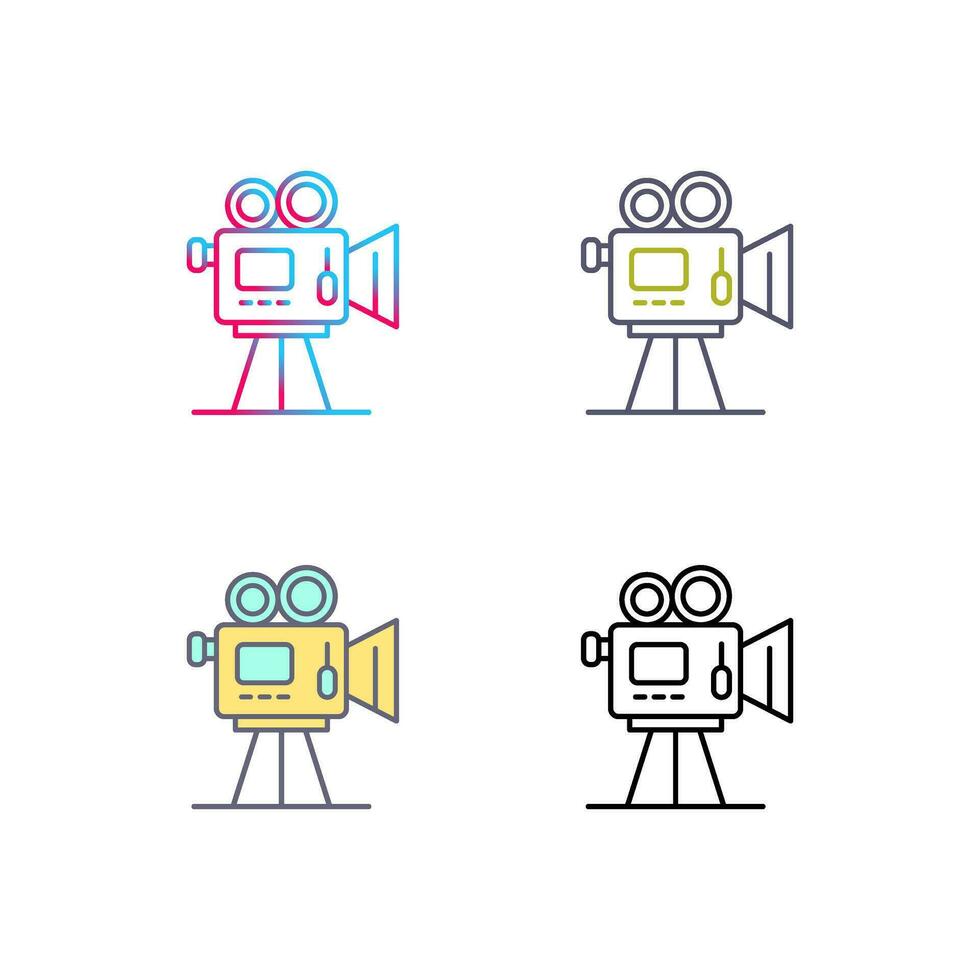 Movie camera Vector Icon