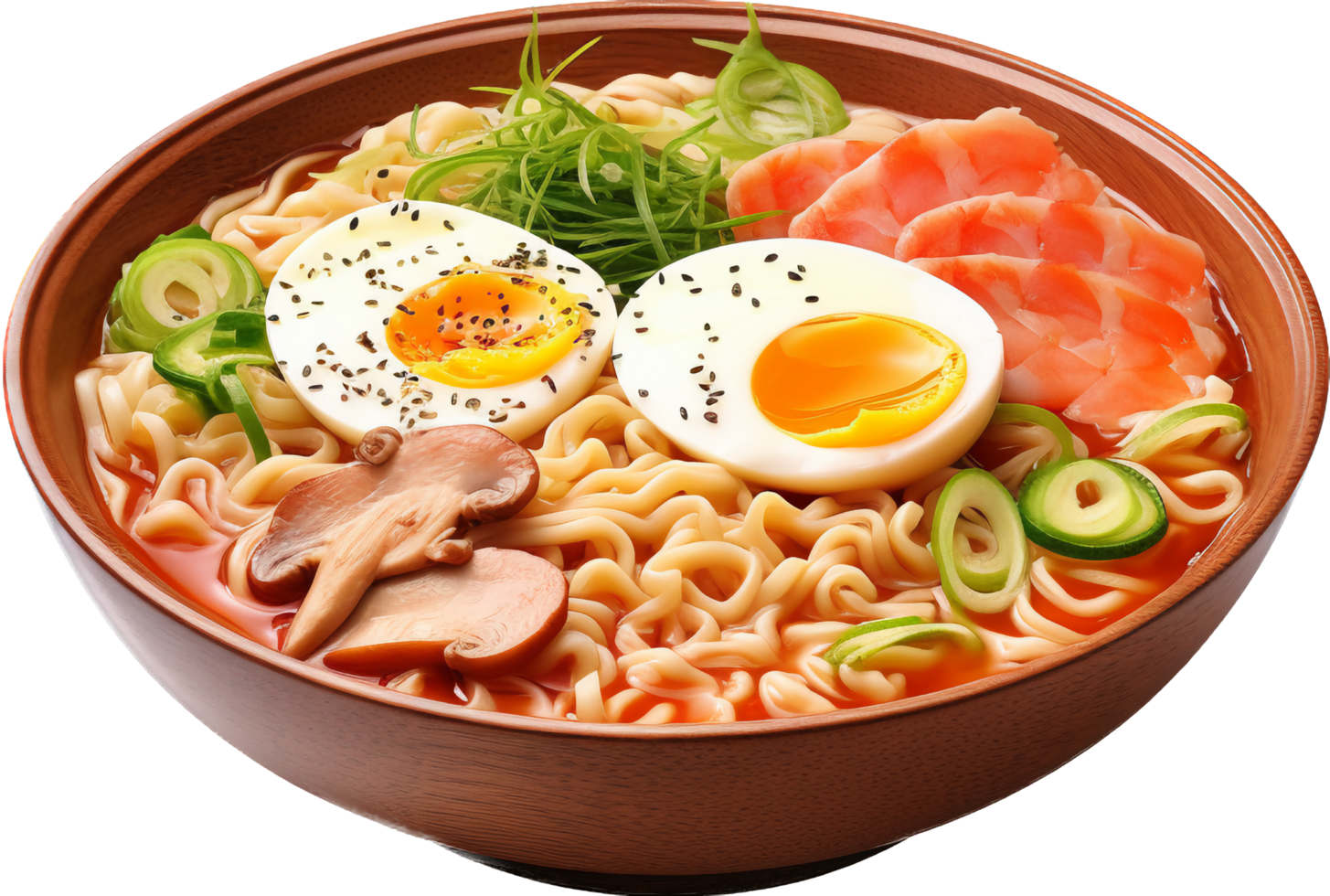 Ramen png with AI generated