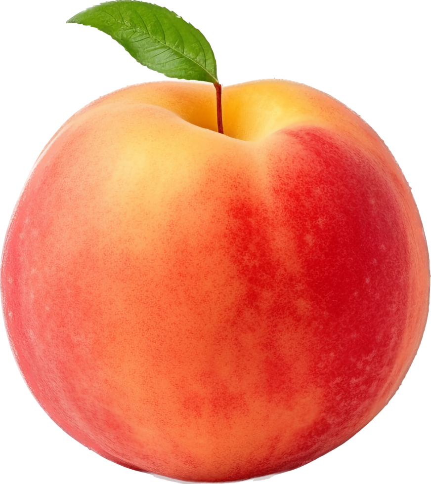 Peach png with AI generated.