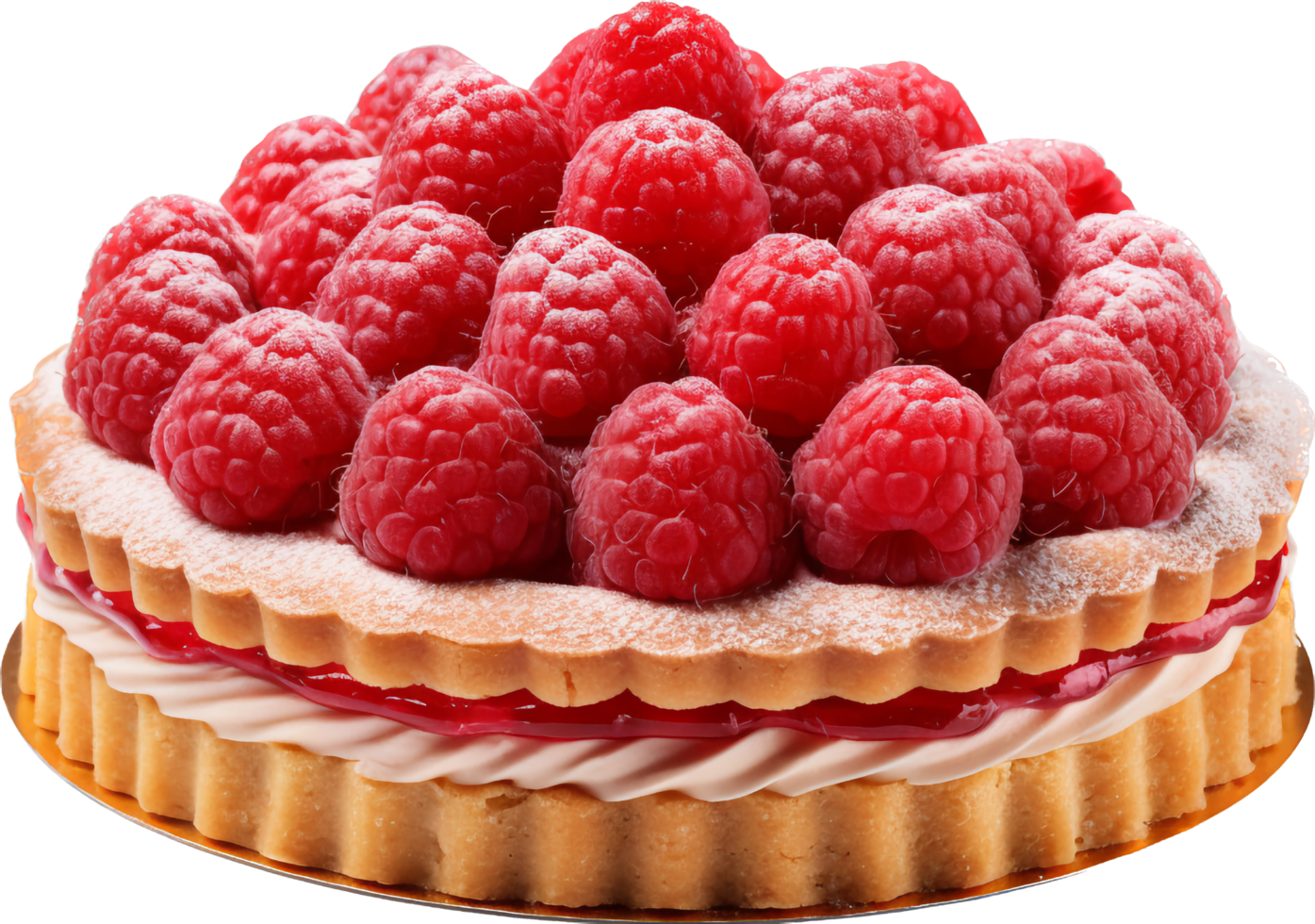 Raspberry charlotte with png