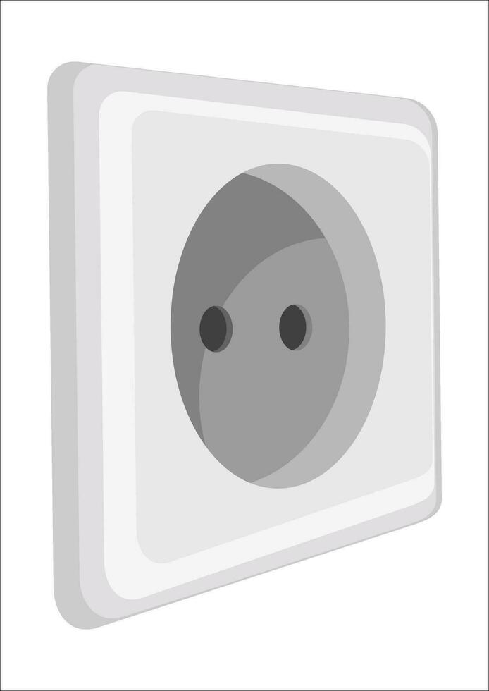 vector illustration of electric socket