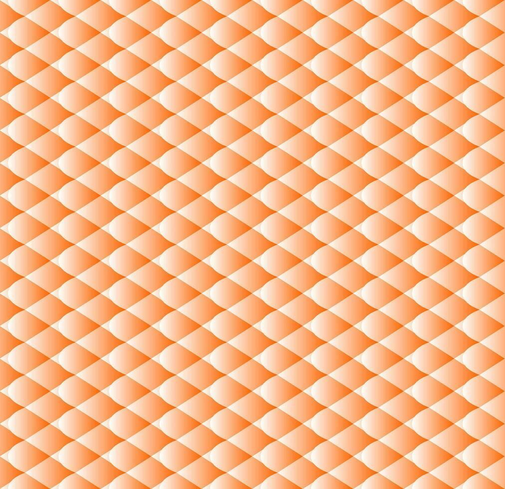 Seamless Geomatric vector background Pattern in orange