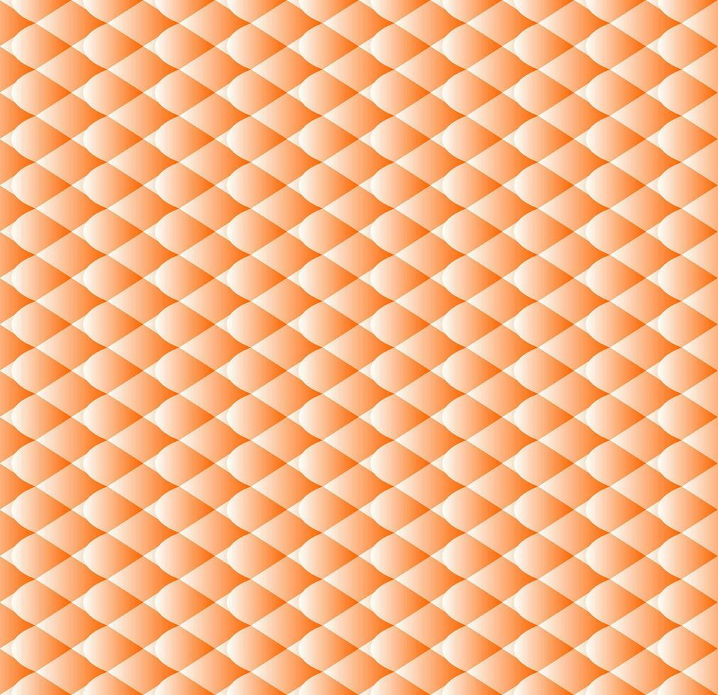 Seamless Geomatric vector background Pattern in orange