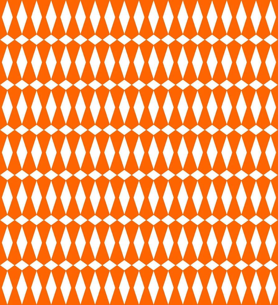 Seamless Geomatric vector background Pattern in orange