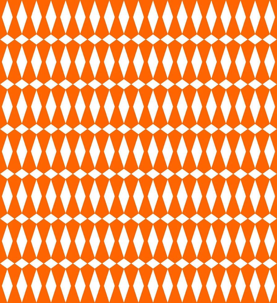 Seamless Geomatric vector background Pattern in orange
