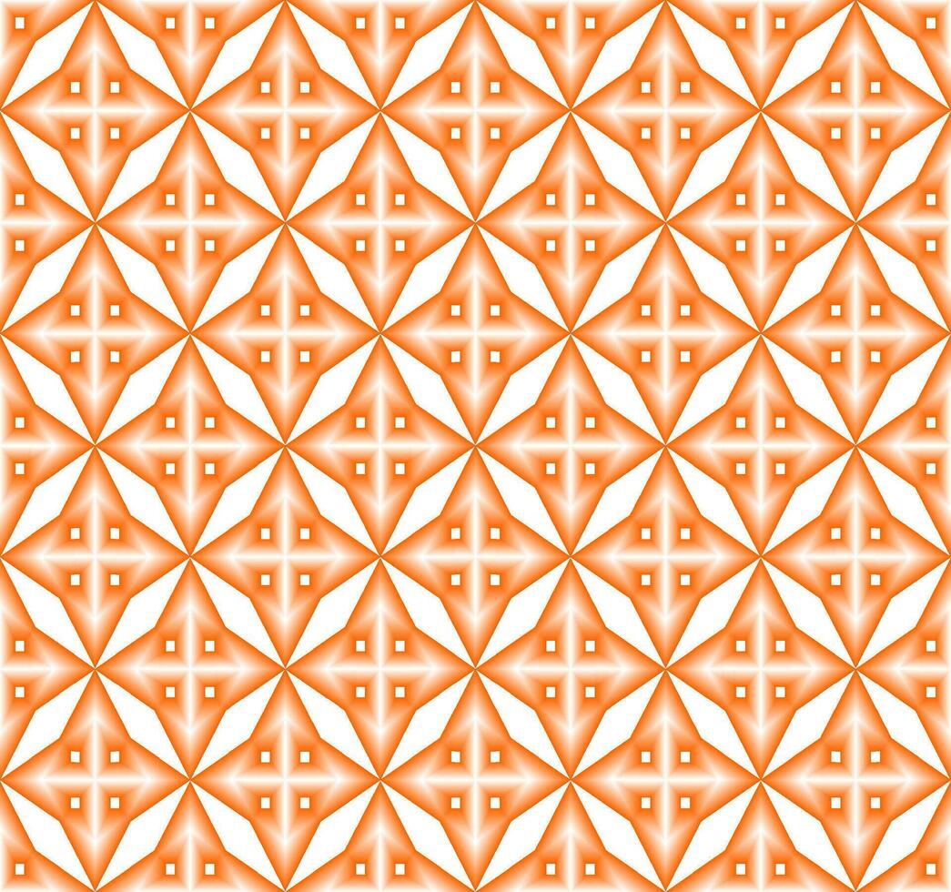 Seamless Geomatric vector background Pattern in orange
