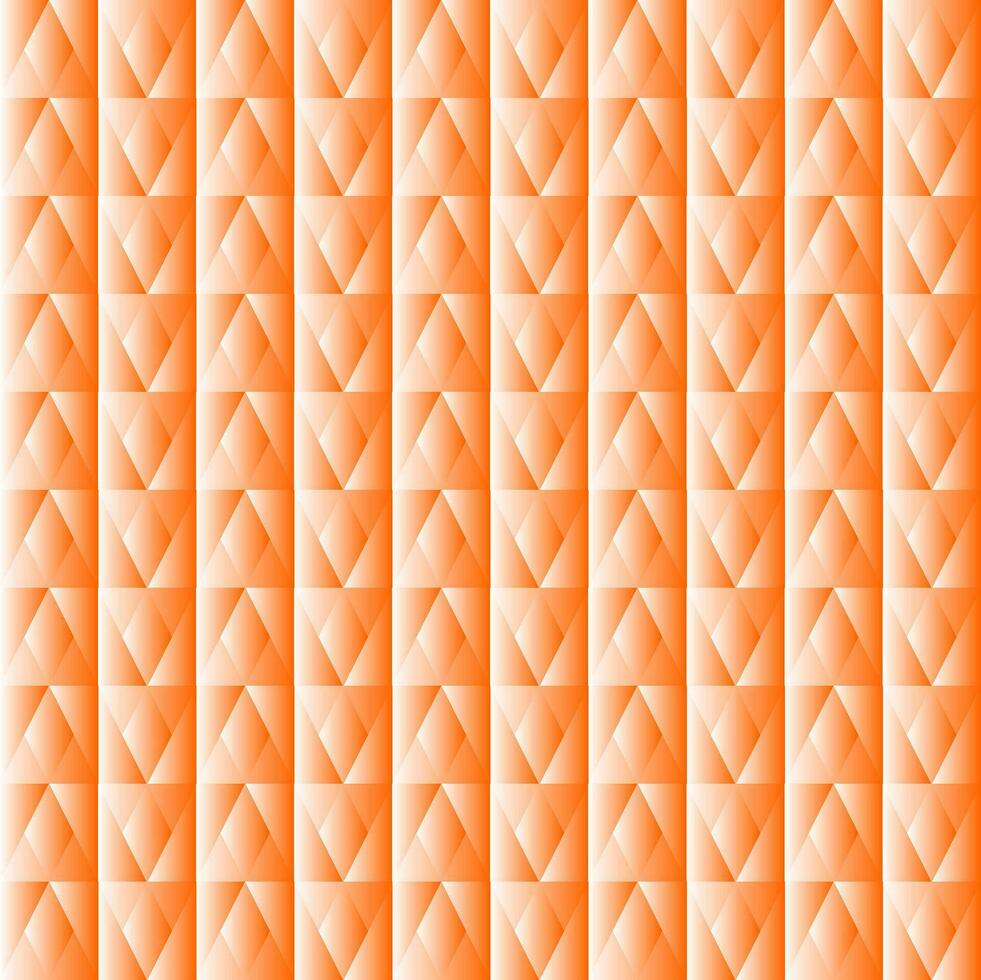 Seamless Geomatric vector background Pattern in orange