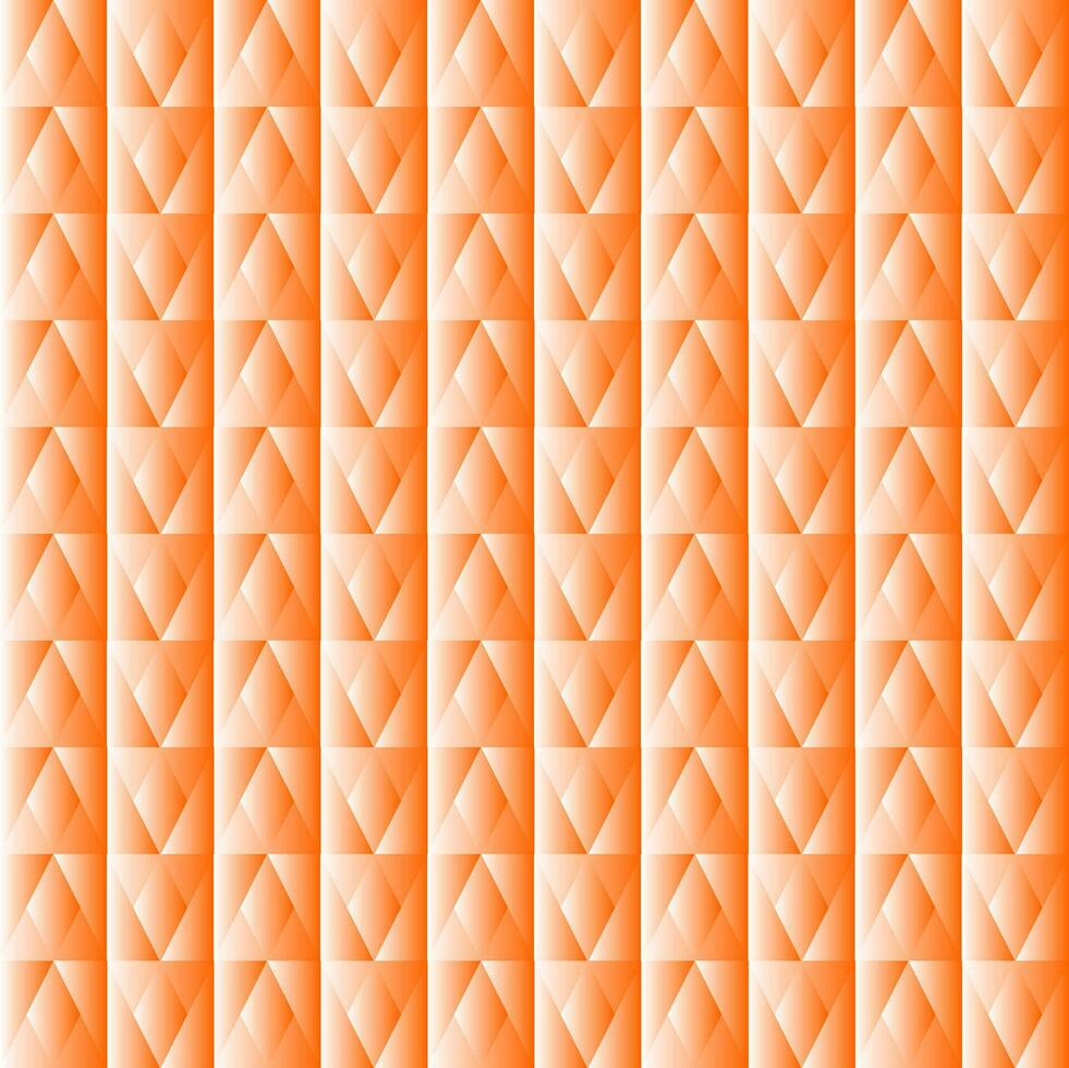 Seamless Geomatric vector background Pattern in orange