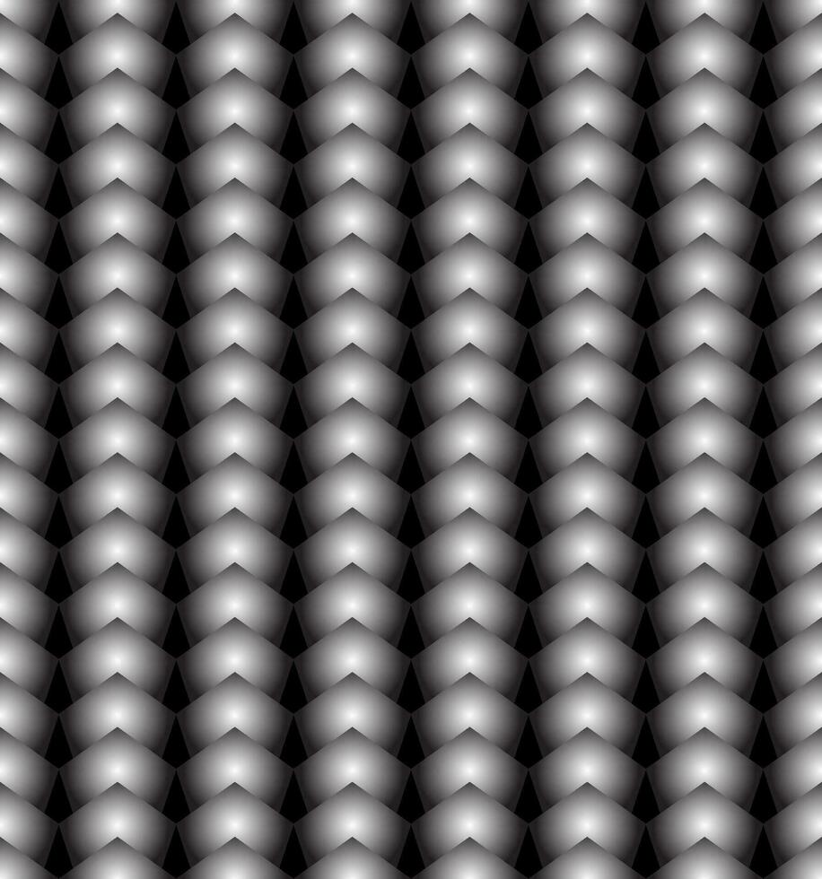 Seamless Geomatric vector background Pattern in black and white