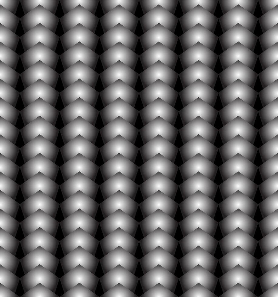 Seamless Geomatric vector background Pattern in black and white